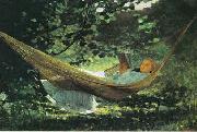 Winslow Homer Sunlight Shadow oil on canvas